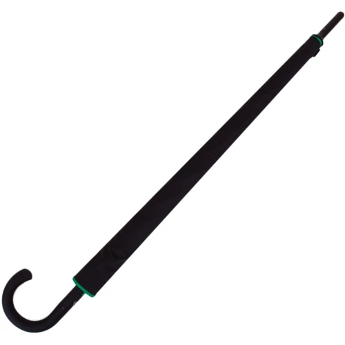 Противоштормовой зонт-трость мужской полуавтомат Fulton черный (FULG844-Black): Тип ручки Крюк