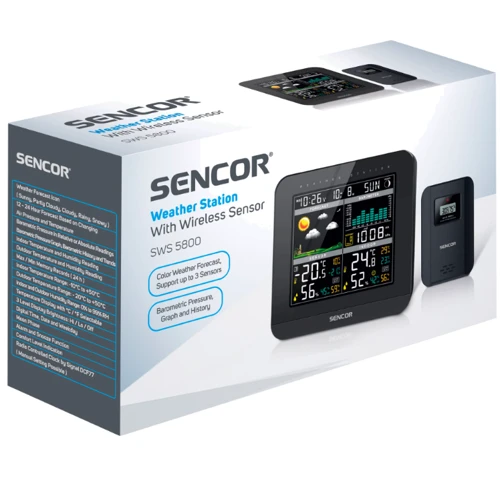 Метеостанція Sencor SWS 5800: Живлення Батарейки