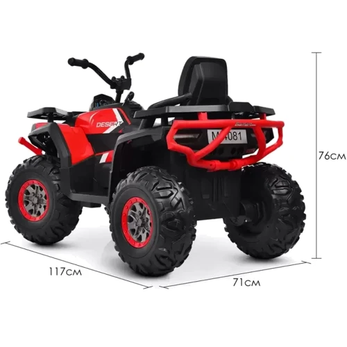Дитячий електромобіль Квадроцикл Bambi Racer M 4081EBLR-2-3 до 50 кг: Матеріал коліс EVA