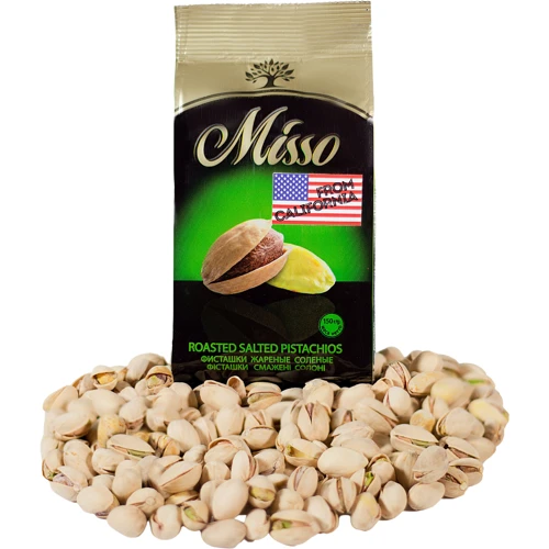 Фисташка жареная соленая Misso 150 г (4820232570272)