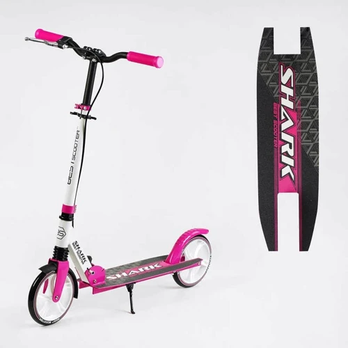 Самокат двоколісний Best Scooter SHARK рожевий (S - 44724)