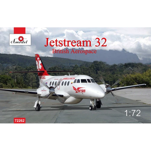 Пассажирский самолет AMODEL Jetstream 32 British airliner