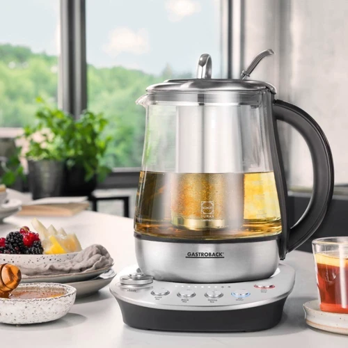 Электрочайник Gastroback Tea Aroma Plus 42434: Тип нагревательного элемента диcковый (cкрытый)