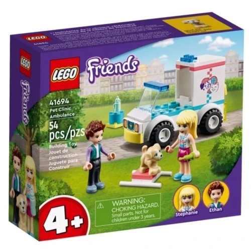 Конструктор LEGO Friends Скорая ветеринарная помощь 54 детали (41694)
