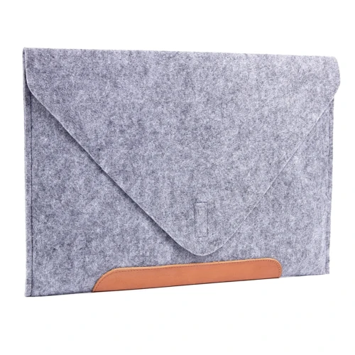 Gmakin Cover Envelope Felt Brown/Grey (GM10-15) for MacBook Pro 15/Pro 16