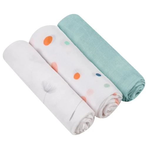 Набір пелюшок Lionelo Bamboo Set Dot 70х70 см (LO-BAMBOO SET DOT) фото 2