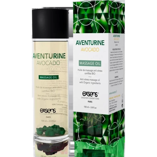 Распродажа! Массажное масло EXSENS Aventurine Avocado (анти-стресс) 100мл (срок годности 09.2020): Тип Масло