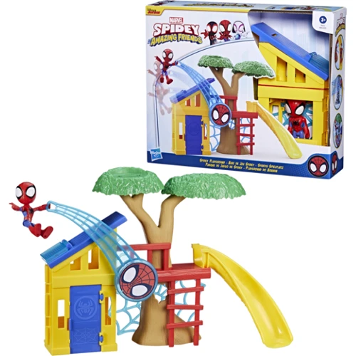 Набор HASBRO Spidey and His Amazing Friends SPD Игровая площадка Спайди F9352 SAF STARK TOWER SCENE PLAYSET (F8842_F9352) фото 3