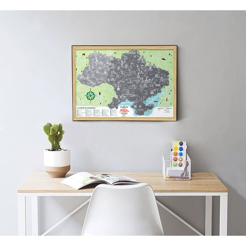 Скретч-карта Travel Map Моя Рідна Україна (Ukr) фото 10