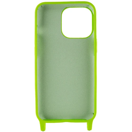 Чехол для iPhone TPU Case two straps California Light Green for iPhone 12 Pro Max: Материалы Термополиуретан