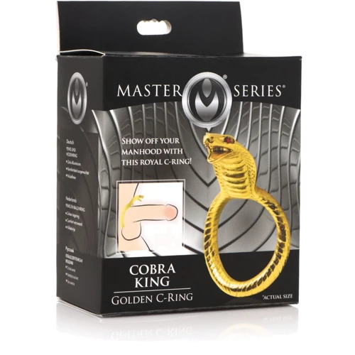 Ерекційне кільце Master Series Cobra King Golden Cock Ring