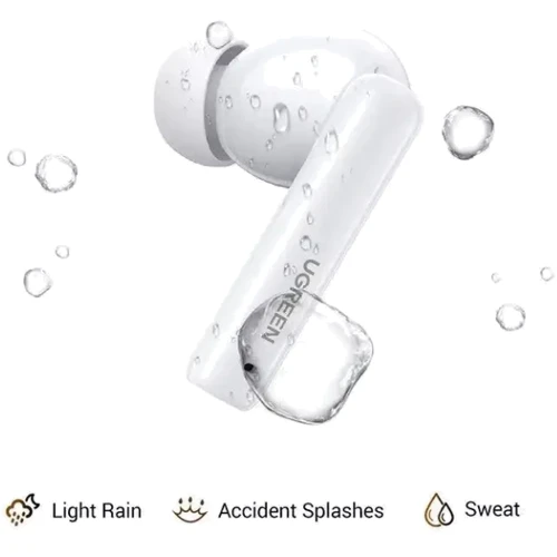 Наушники Ugreen WS200 HiTune T6 Earbuds White (15158): Тип крепления без креплений