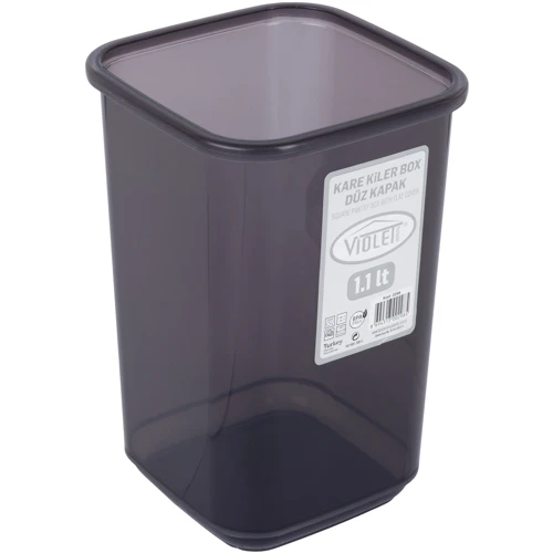 Контейнер для сыпучих Violet House 1.1 л (0298 Transparent Black): Тип один предмет