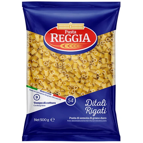 Макаронные изделия Pasta Reggia 54.Ditali 500 г (8008857300542)