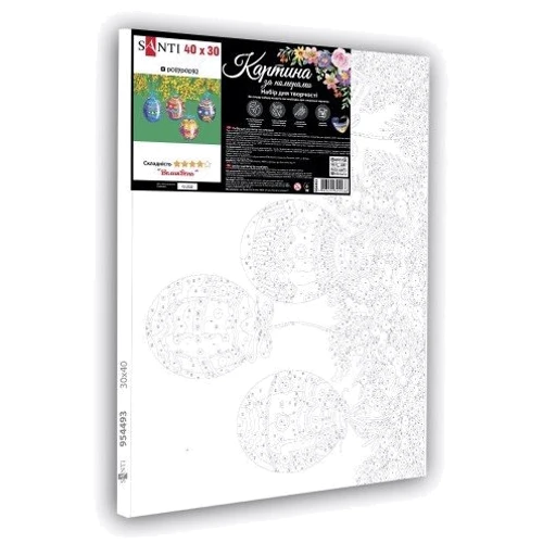 Картина по номерам SANTI Пасха 30x40 см (954493)