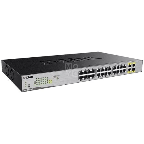 Сетевой коммутатор D-Link DGS-1026MP: Тип Коммутатор неуправляемый