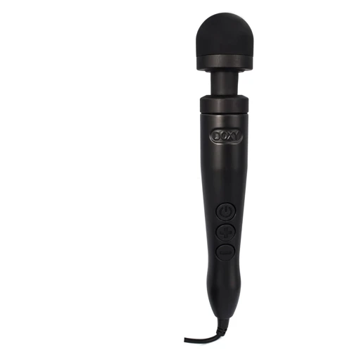 Вибромассажер DOXY Die Cast 3 Matt Black, очень мощный, питание 220В, металлический корпус