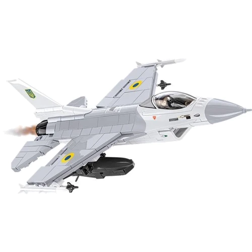 Конструктор Cobi Armed Forces Самолет F-16C Fighting Falcon (UA) (COBI-5893): Количество деталей, шт. 500