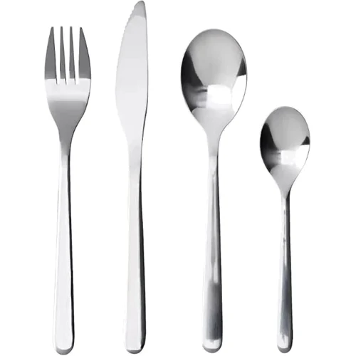 Набір столових приладів ІКЕА FORNUFT 24 предметів (70014999): Ніж столовий 6 шт