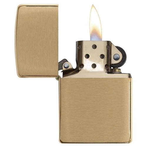 Зажигалка Zippo BR FIN SOLID BRASS (204B) фото 2