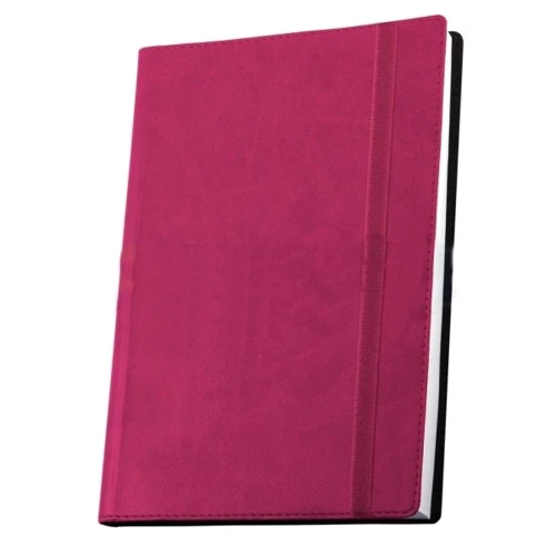 Деловая записная книжка Vivella А5, на резинке, розовая (O27105-09)
