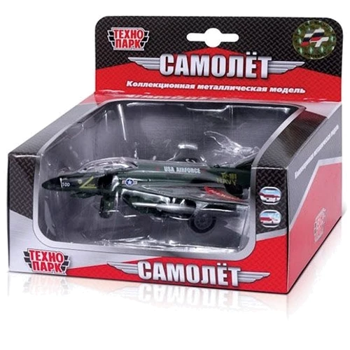 Модель Технопарк - Літак військовий (світло, звук) (SL324WB)