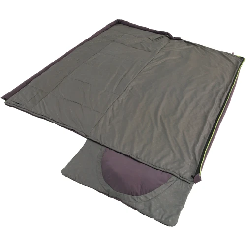 Спальный мешок Outwell Contour Reversible/+2°C Dark Purple Right (230372): Вес с упаковкой 1500 г
