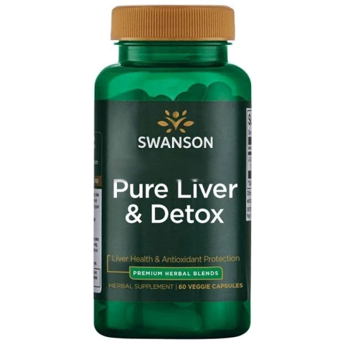 Swanson Ultra Pure Liver and Detox Добавка для поддержки и детоксикации печени 60 веганских капсул