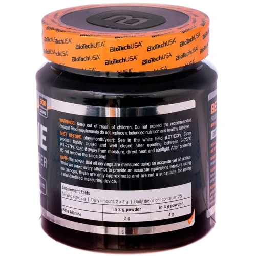 Аминокислота для спорта BioTechUSA Beta Alanine Powder 300 g /75 servings/ Cola: Тип Бета-аланины