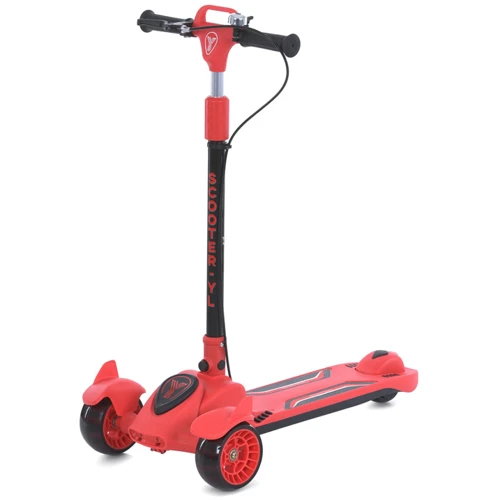 Трехколесный самокат Maxi-big (JR 3-115) 4 цвета: Тип тормоза ручной