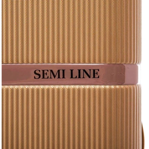 Чемодан Semi Line 20" (S) Gold золотой (T5667-2): Застежка Молния