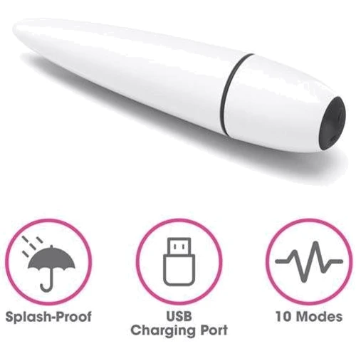 Клиторальный вибратор LoveToy IJOY Rechargeable Power Play White