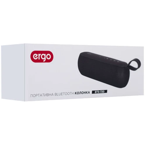 Акустика Ergo BTS-720 Black: Живлення Li-ion акумулятор 1200 мАг