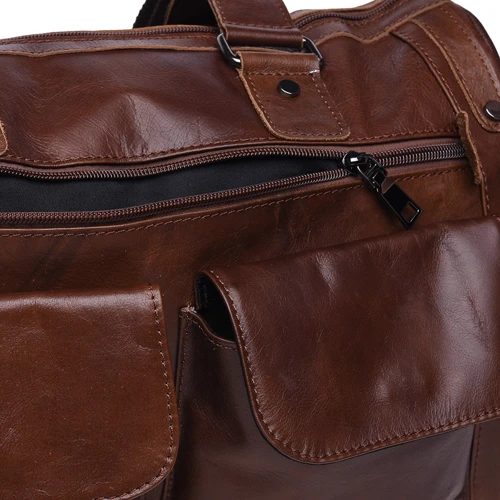 Чоловіча дорожня сумка Keizer коричнева (K11026-brown): Стиль Повсякденний (Casual)
