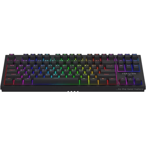 Клавиатура HATOR Skyfall 2 TKL PRO Orange Black (HTK-750): Подключение проводное