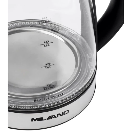 Электрочайник Milano KT-4002 SB Black Crystal: Объем, л 2