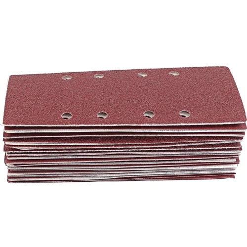 Бумага шлифовальная S&R P40/60/80/120/240 на Velcro основе 93х230 мм 35 шт (232093035)