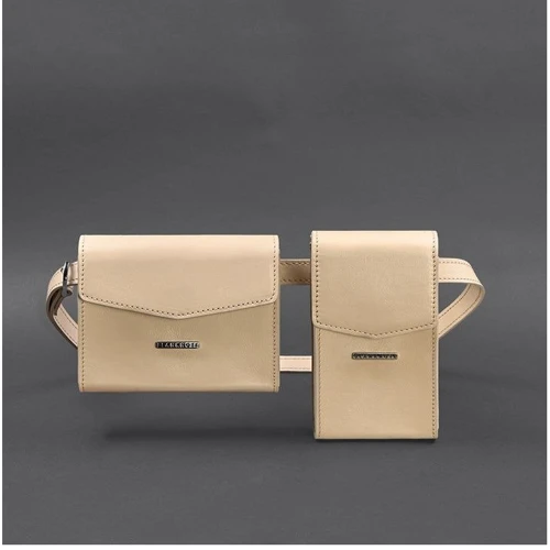 Набор женских сумок поясная/кроссбоди BlankNote Mini светло-бежевый (BN-BAG-38-light-beige): Пол Женский