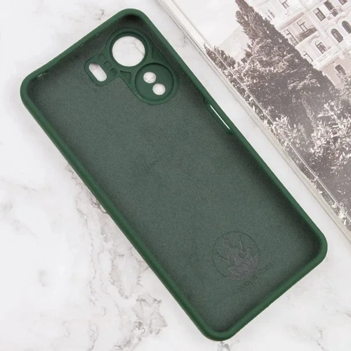Чехол для телефонов Lakshmi Case Silicone Cover Full Camera Dark Green for Xiaomi Redmi 13C / Poco C65: Совместимость Xiaomi Redmi 13C / Poco C65
