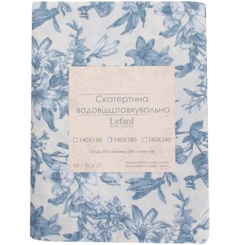 Скатертина Lefard Corso водовідштовхувальна 140х140 см (715-379): Форма Квадратная