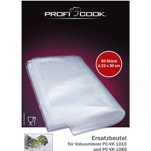 

Пакеты к аппарату для упаковки Profi Cook PC-VK 1080 22x30 см (50 шт.)