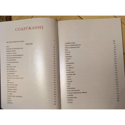 Тилль Линдеманн: Messer: Количество страниц 192