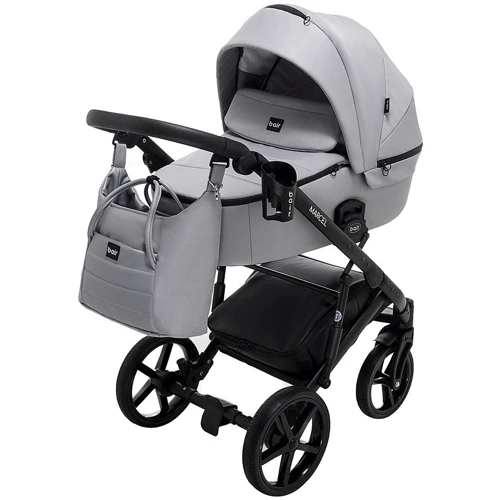 Коляска 2 в 1 Bair Marcel Soft BM-218 серый фото 9