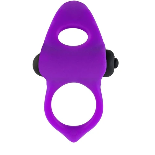 Эрекционное кольцо Adrien Lastic Lingus MAX Violet с вибрацией