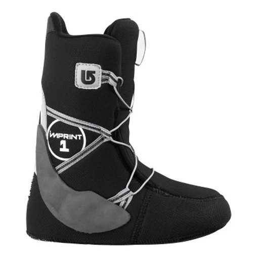 Ботинки для сноуборда BURTON Zipline (7) Black/White (2012/2013): Индекс жесткости 2