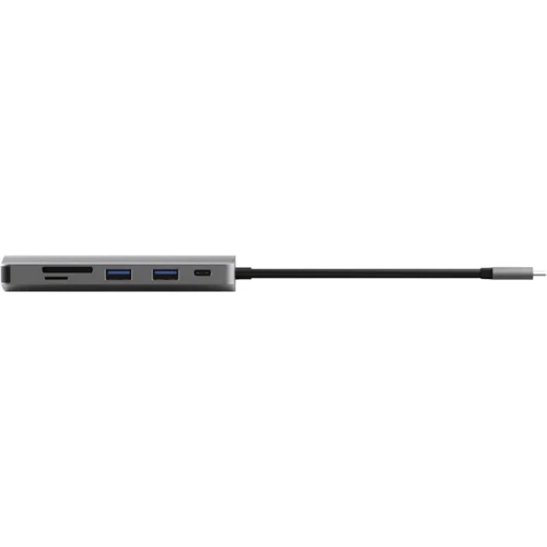 Адаптер Trust Adapter Dalyx USB-C to 2xUSB3.0+USB-C+HDMI+RJ45+SD+microSD (23775): Інтерфейс підключення USB-C