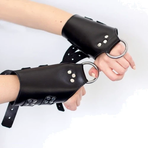 Манжеты для подвеса за руки Art of Sex Kinky Hand Cuffs For Suspension (натуральная кожа)
