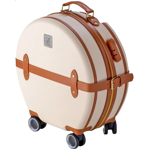 Чемодан Semi Line 24" (M) Ecru/Brown бежевий/коричневый (T5670-3)