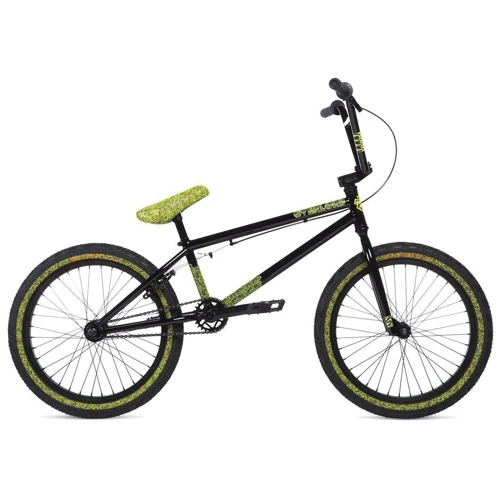 Велосипед 20" Stolen OVERLORD 2020 BLACK W/ REFLECTIVE YELLOW (SKD-96-32)
