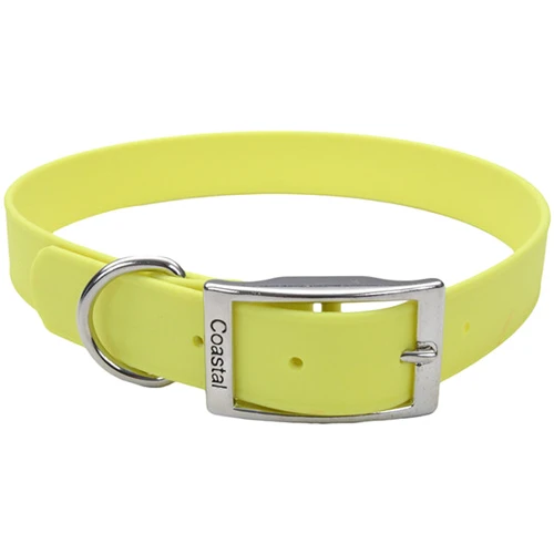 Ошейник Coastal Fashion Waterproof Dog Collar для собак биотановый желтый 2.5x61 см